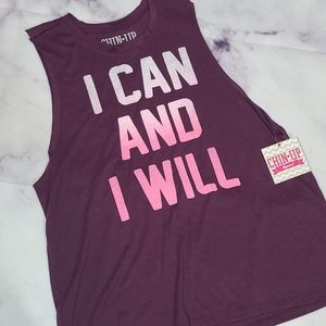 Chin Up I Can and I Will Tee